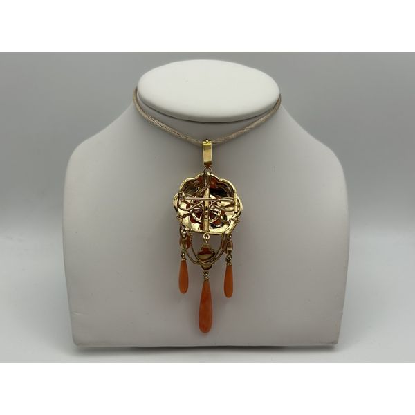 Colored Stone  / Pearl Pendant Image 2 Joint Venture Estate Jewelry Charleston, SC