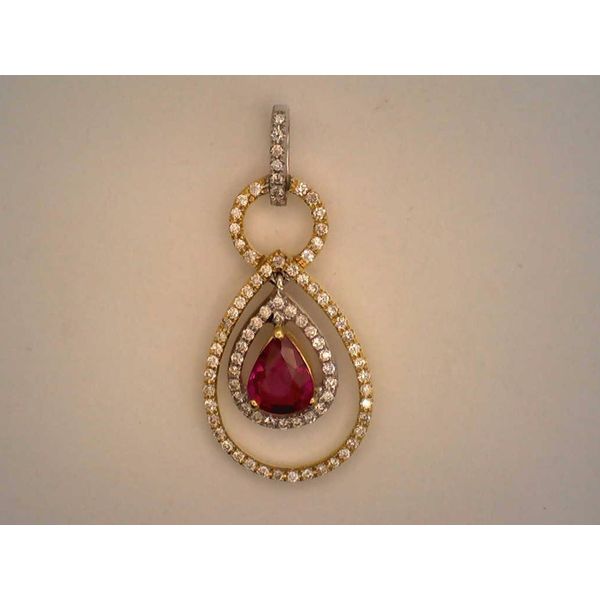 Colored Stone  / Pearl Pendant Joint Venture Estate Jewelry Charleston, SC