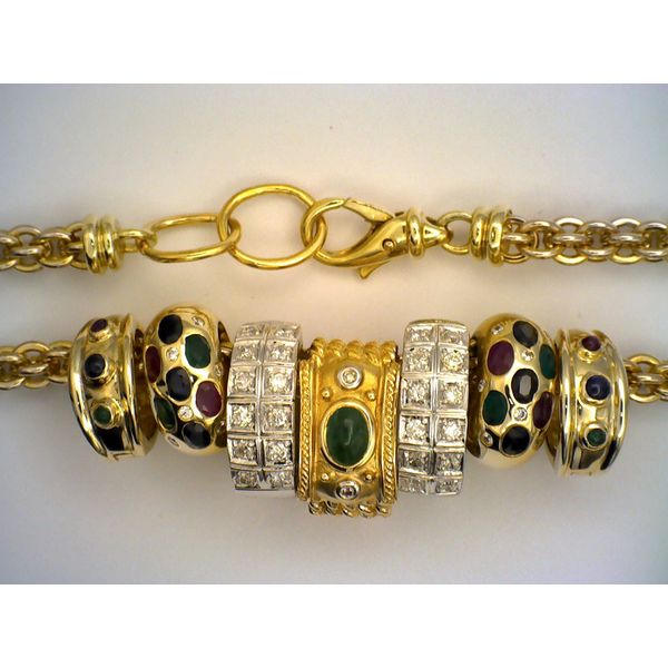 Colored Stone  / Pearl Necklace Image 3 Joint Venture Estate Jewelry Charleston, SC