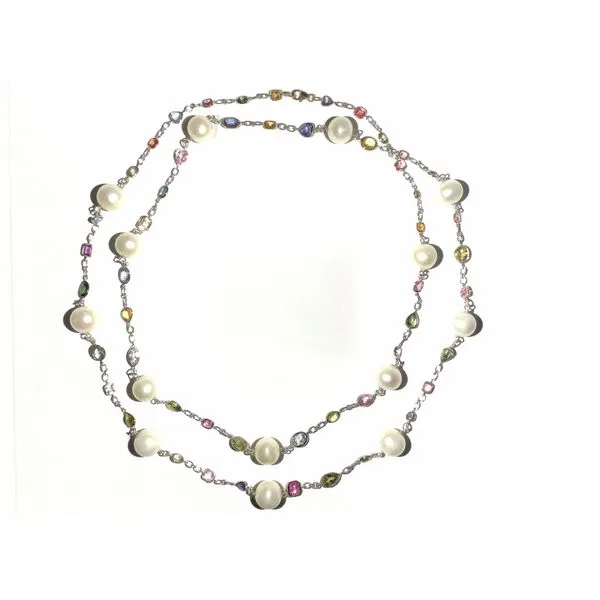 Colored Stone  / Pearl Necklace Joint Venture Estate Jewelry Charleston, SC