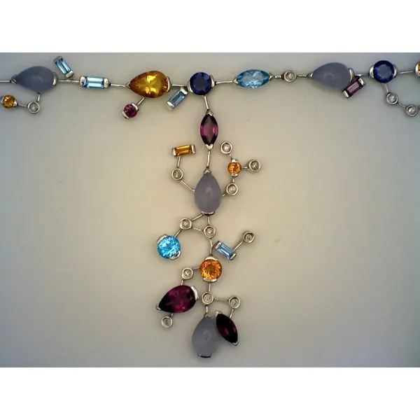 Colored Stone  / Pearl Necklace Joint Venture Estate Jewelry Charleston, SC