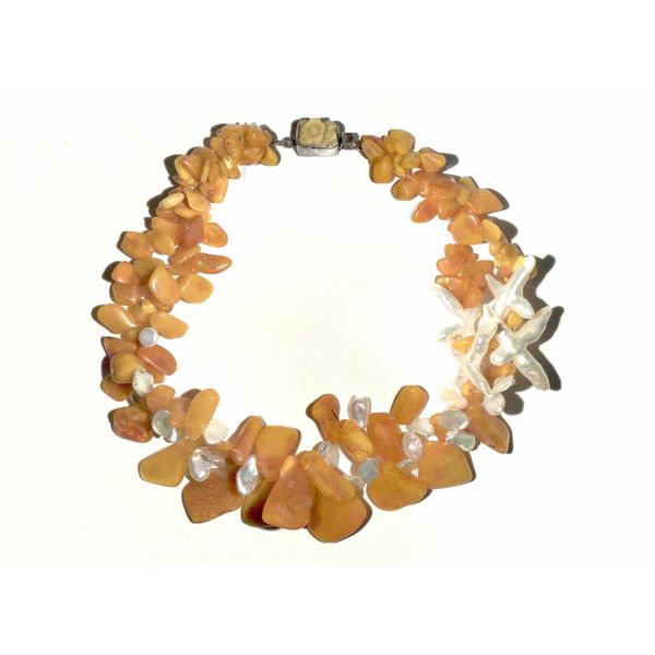 Colored Stone  / Pearl Necklace Joint Venture Estate Jewelry Charleston, SC
