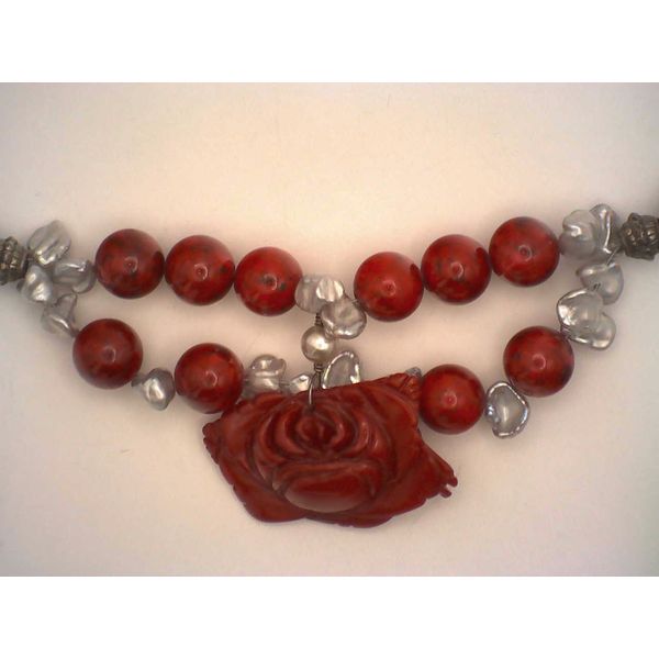 Colored Stone  / Pearl Necklace Image 2 Joint Venture Estate Jewelry Charleston, SC