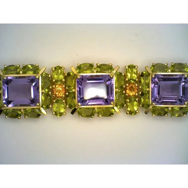Colored Stone  / Pearl Bracelet Joint Venture Estate Jewelry Charleston, SC