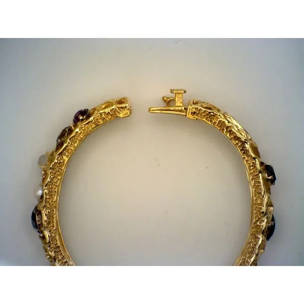 Colored Stone  / Pearl Bracelet Image 3 Joint Venture Estate Jewelry Charleston, SC