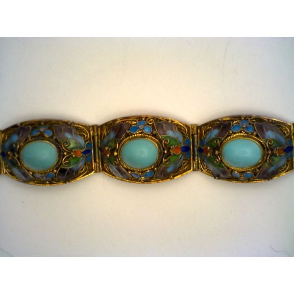 Colored Stone  / Pearl Bracelet Joint Venture Estate Jewelry Charleston, SC