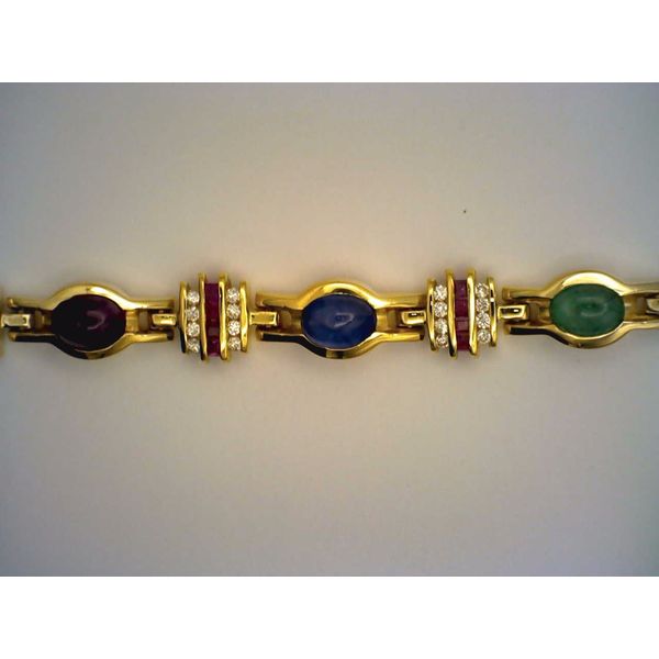 Colored Stone  / Pearl Bracelet Joint Venture Estate Jewelry Charleston, SC