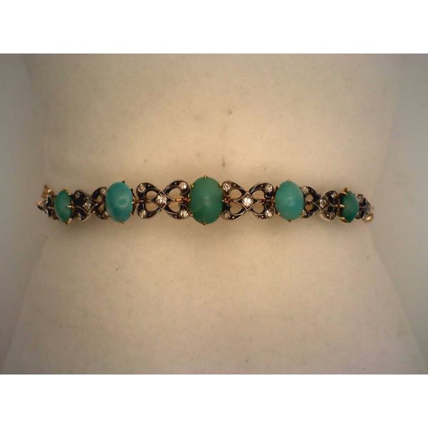 Colored Stone  / Pearl Bracelet Joint Venture Estate Jewelry Charleston, SC