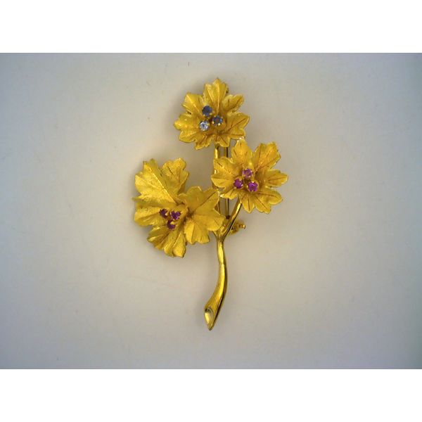 Colored Stone  / Pearl Pins & Brooches Joint Venture Estate Jewelry Charleston, SC