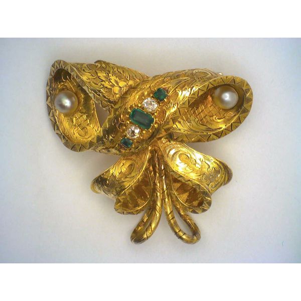 Colored Stone Brooch Joint Venture Estate Jewelry Charleston, SC