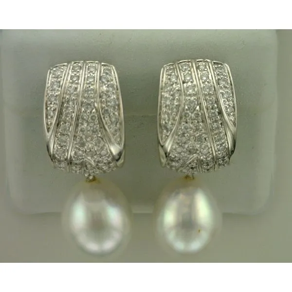 Colored Stone  / Pearl Earrings Image 2 Joint Venture Estate Jewelry Charleston, SC