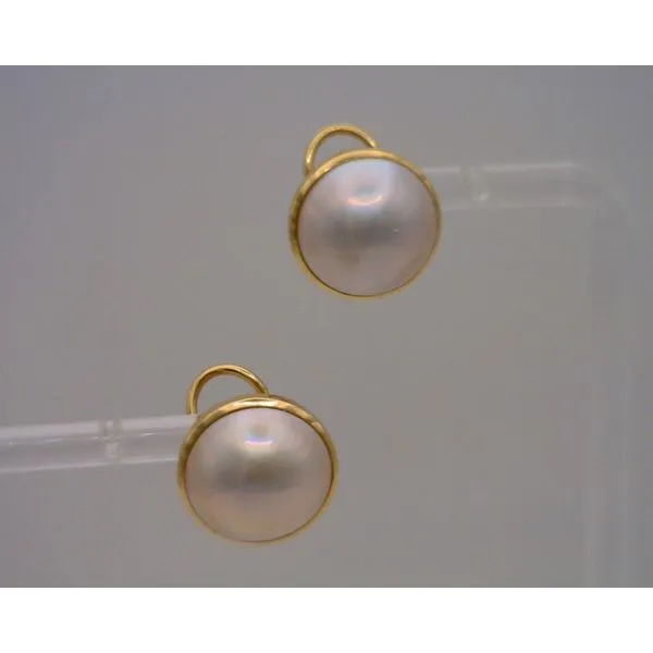 Colored Stone  / Pearl Earrings Joint Venture Estate Jewelry Charleston, SC