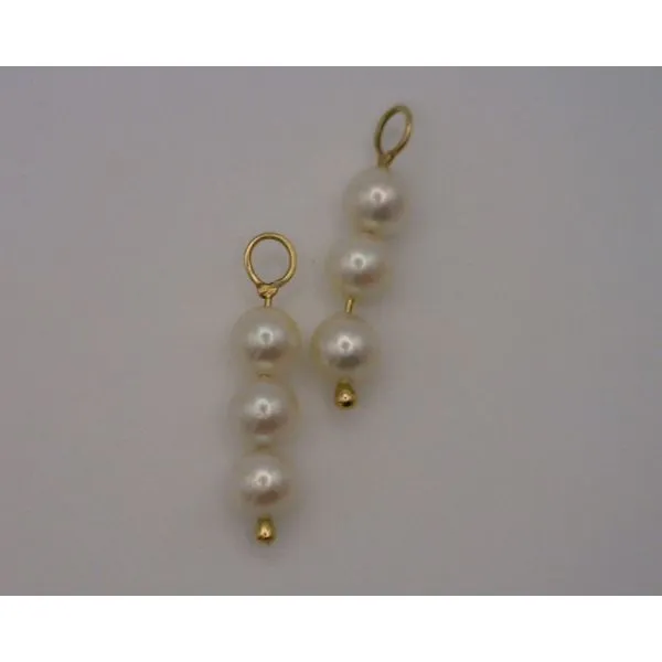 Colored Stone  / Pearl Earrings Joint Venture Estate Jewelry Charleston, SC
