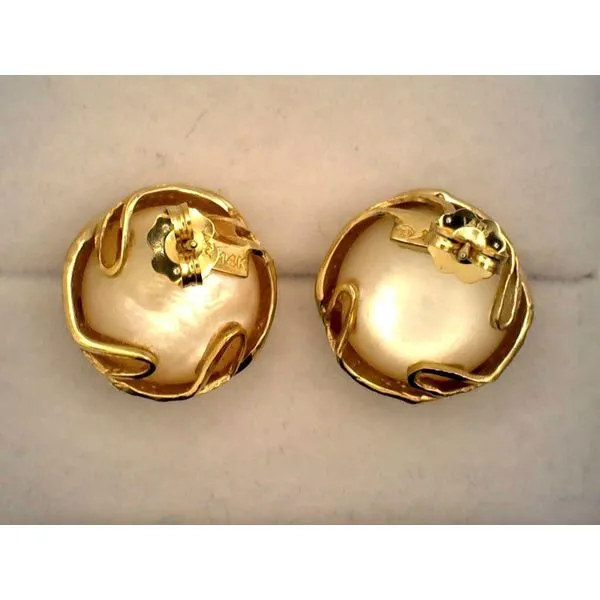 Colored Stone  / Pearl Earrings Image 2 Joint Venture Estate Jewelry Charleston, SC