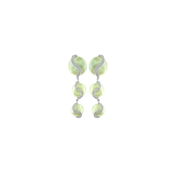 Colored Stone  / Pearl Earrings Joint Venture Estate Jewelry Charleston, SC
