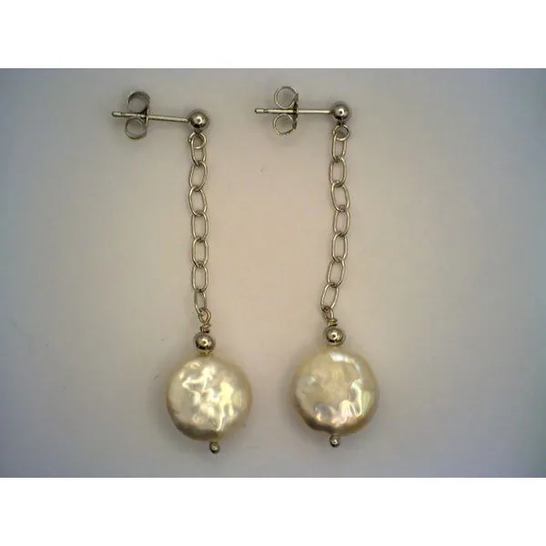 Colored Stone  / Pearl Earrings Image 2 Joint Venture Estate Jewelry Charleston, SC