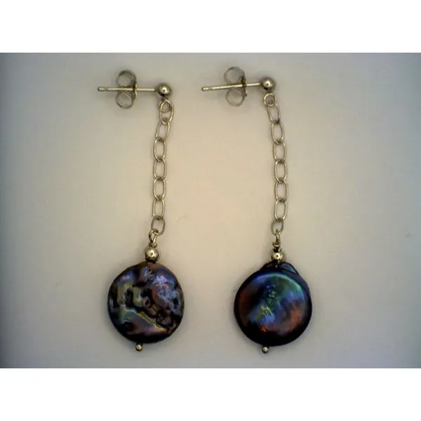Colored Stone  / Pearl Earrings Image 2 Joint Venture Estate Jewelry Charleston, SC