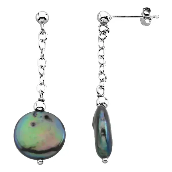 Colored Stone  / Pearl Earrings Joint Venture Estate Jewelry Charleston, SC