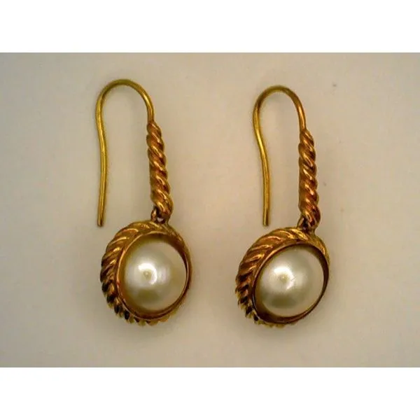Colored Stone  / Pearl Earrings Joint Venture Estate Jewelry Charleston, SC