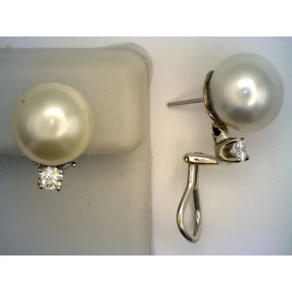 Colored Stone  / Pearl Earrings Joint Venture Estate Jewelry Charleston, SC