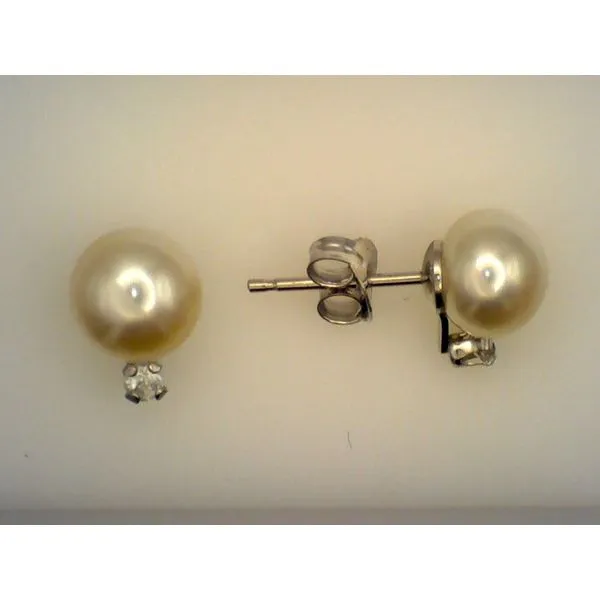 Colored Stone  / Pearl Earrings Joint Venture Estate Jewelry Charleston, SC