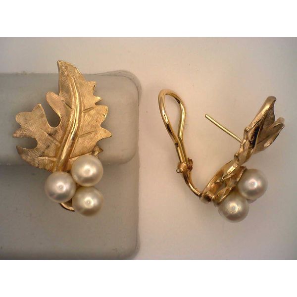 Colored Stone  / Pearl Earrings Joint Venture Estate Jewelry Charleston, SC