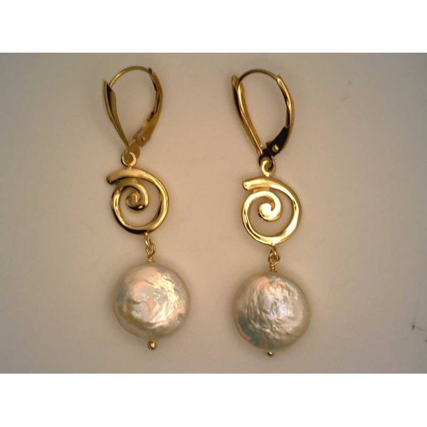 Colored Stone  / Pearl Earrings Joint Venture Estate Jewelry Charleston, SC