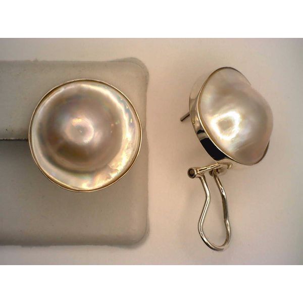 Colored Stone  / Pearl Earrings Joint Venture Estate Jewelry Charleston, SC