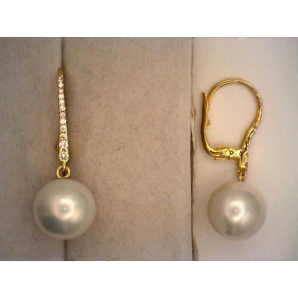 Colored Stone  / Pearl Earrings Joint Venture Estate Jewelry Charleston, SC