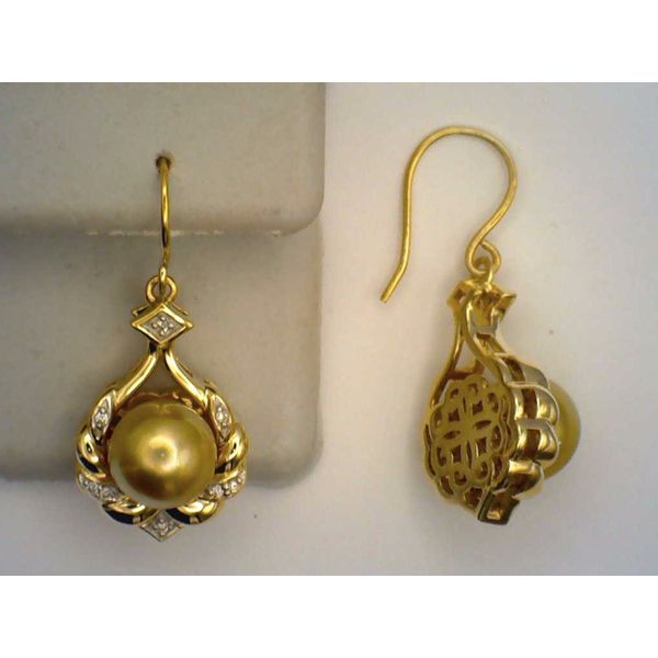 Colored Stone  / Pearl Earrings Joint Venture Estate Jewelry Charleston, SC