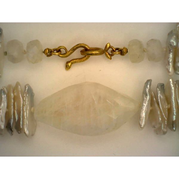 Colored Stone / Pearl Necklace Image 2 Joint Venture Estate Jewelry Charleston, SC