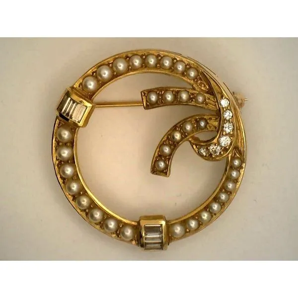 Colored Stone  / Pearl Pins & Brooches Joint Venture Estate Jewelry Charleston, SC
