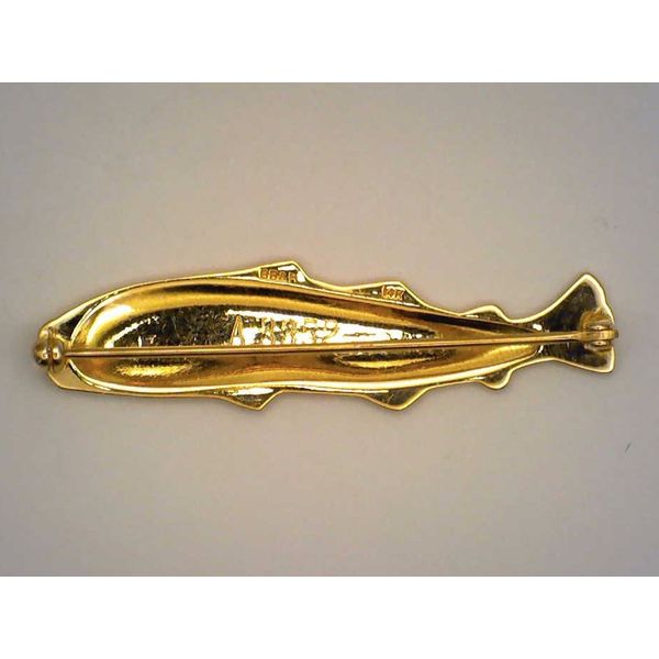 Gold Brooch Image 2 Joint Venture Estate Jewelry Charleston, SC