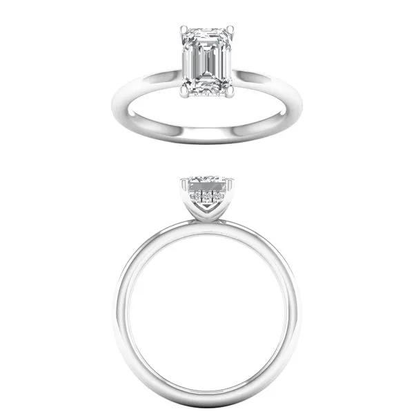 Lab Grown Engagement Ring J. West Jewelers Round Rock, TX
