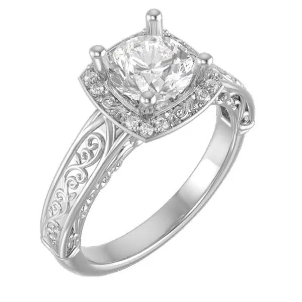 Lab-Grown Diamonds Semi-Mount J. West Jewelers Round Rock, TX