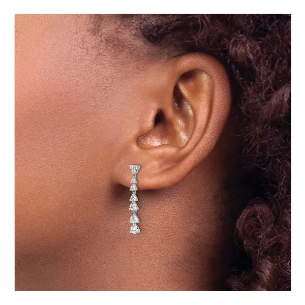 Lab-Grown Earrings Image 2 J. West Jewelers Round Rock, TX