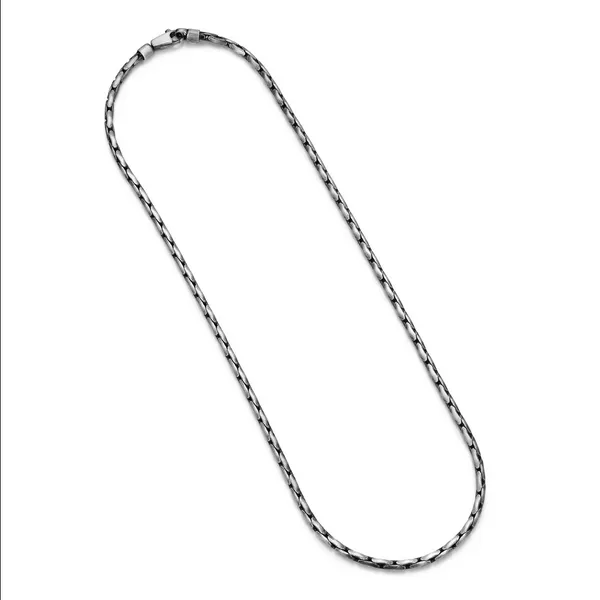 Gun metal Boston link chain J. West Jewelers Round Rock, TX