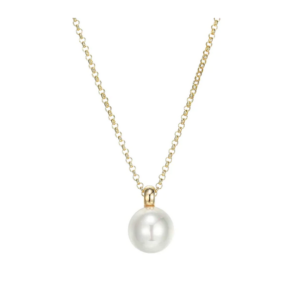 White Shell Pearl Drop Pendant J. West Jewelers Round Rock, TX