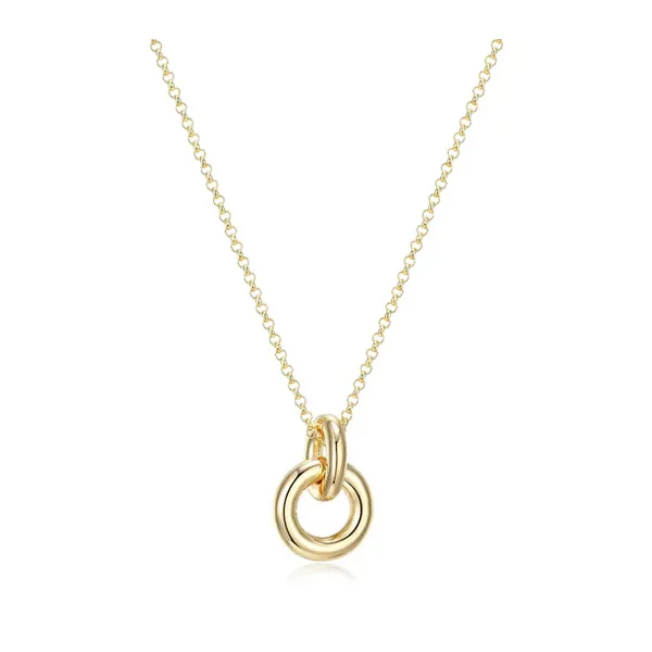 Hoop Circle Drop Pendant J. West Jewelers Round Rock, TX