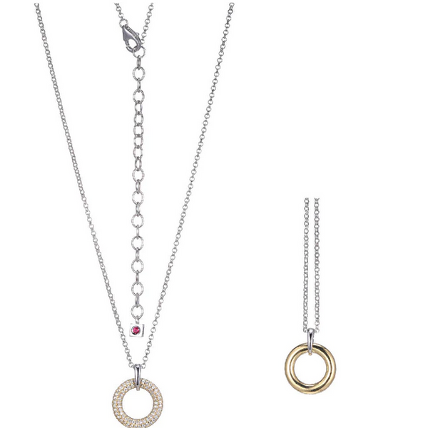 Round CZ Necklace J. West Jewelers Round Rock, TX