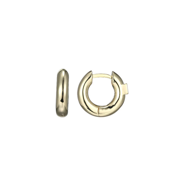 Gold Plated Hoop Earrings J. West Jewelers Round Rock, TX