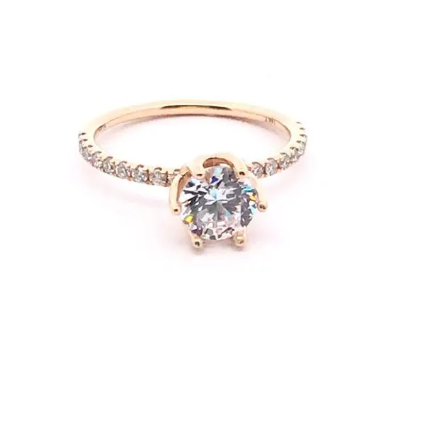 Yellow Semi-Mount Engagement Ring JWR Jewelers Athens, GA