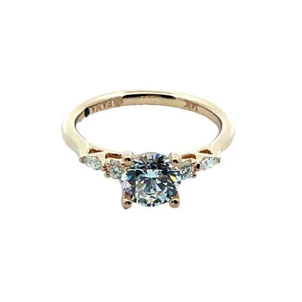 Yellow Semi-Mount Engagement Rings with Marquise and Round Diamond Accents JWR Jewelers Athens, GA