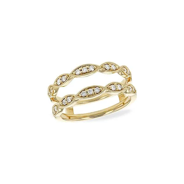 Yellow Gold Diamond Jacket Ring JWR Jewelers Athens, GA