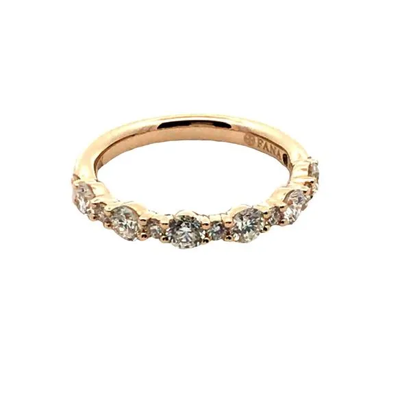 Yellow Diamond Band with Thirteen Round Diamonds JWR Jewelers Athens, GA