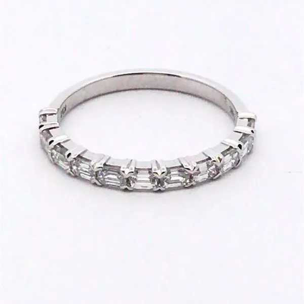 White Baguette Diamond Band JWR Jewelers Athens, GA