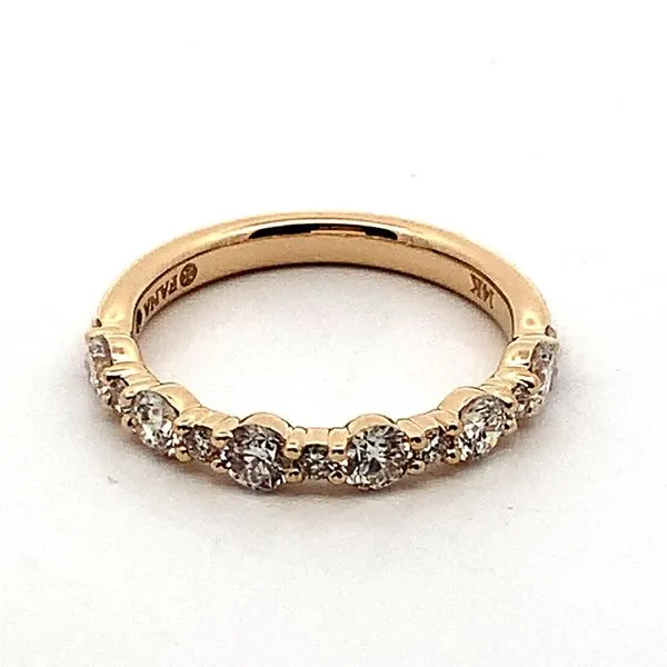 Yellow Diamond Band with Thirteen Round Diamonds JWR Jewelers Athens, GA