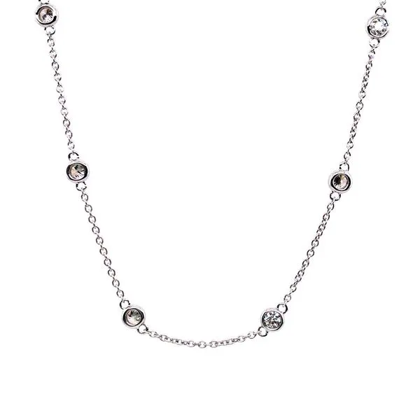 Diamond Station Necklace JWR Jewelers Athens, GA
