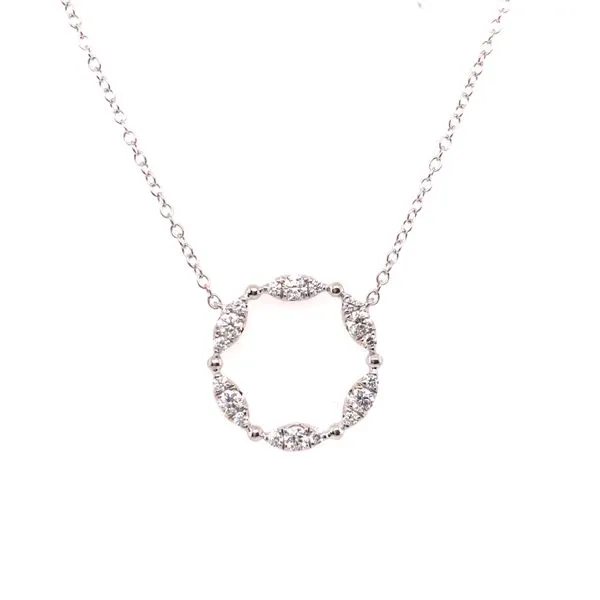 Diamond Circle Necklace JWR Jewelers Athens, GA