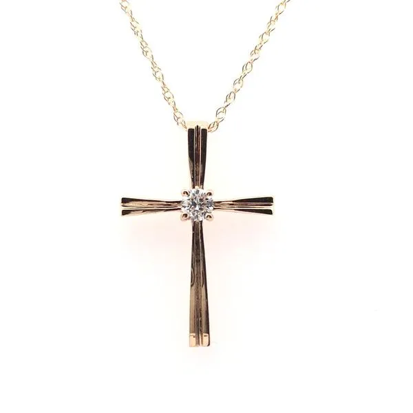 Diamond Cross Necklace JWR Jewelers Athens, GA